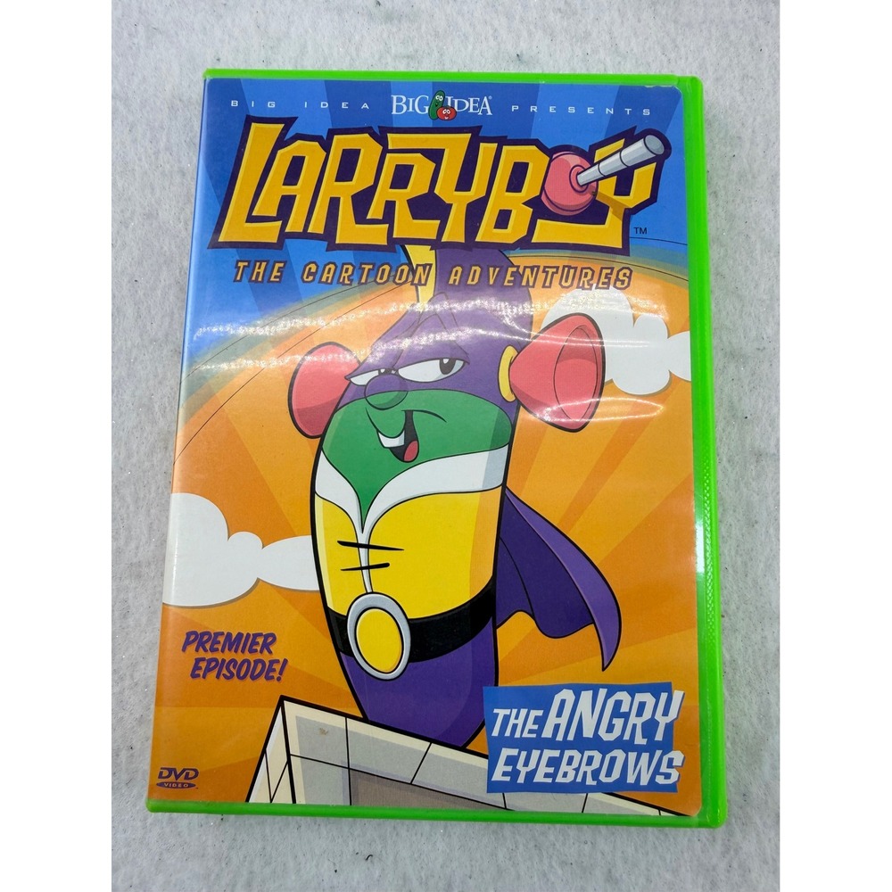 Larryboy The Cartoon Adventures The Angry Eyebrows DVD 2002 Big Idea VeggieTales